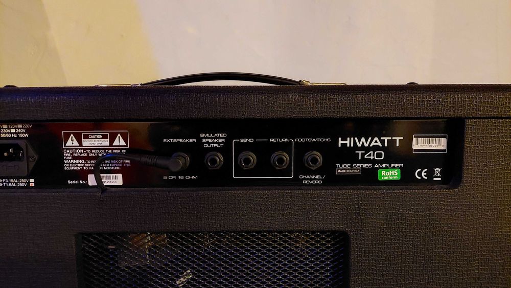 Amp HIWATT T40 C 40W/20W Combo Tube Series Amplifier Class A