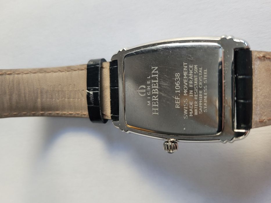 Zegarek męski w stylu Art Déco marki Herbelin, model 10638, stan ideal