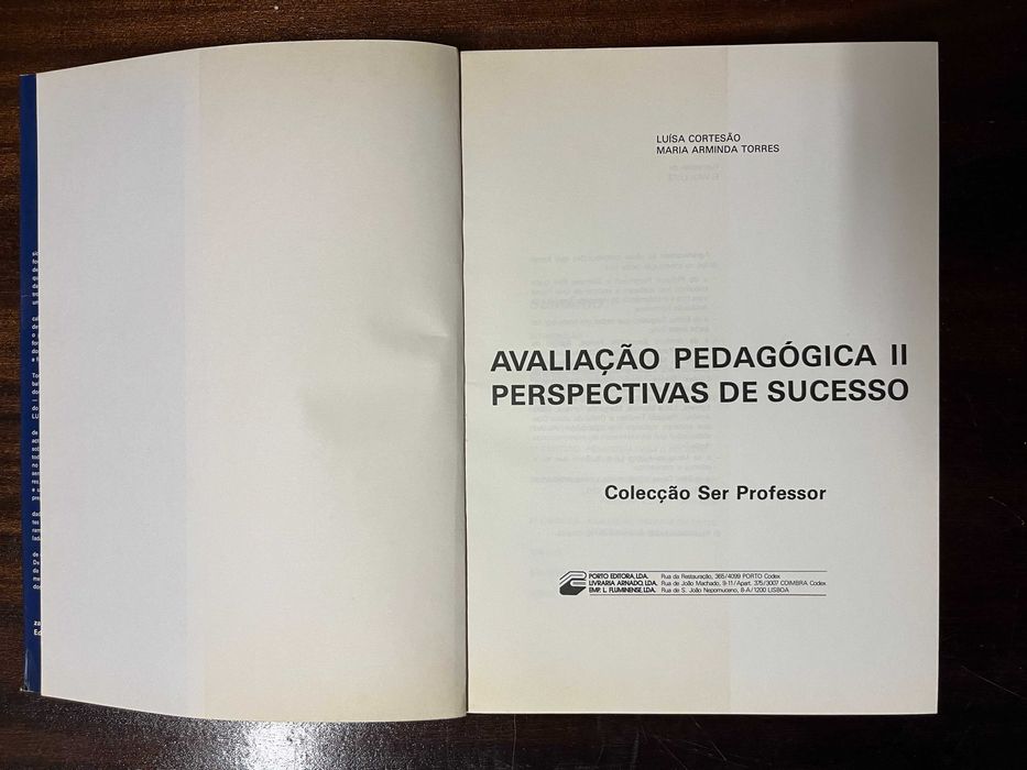 Avaliação Pedagógica II - Perspectivas de sucesso