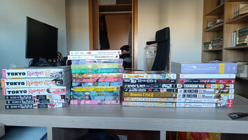 Mangas variados em lote ou individualmente