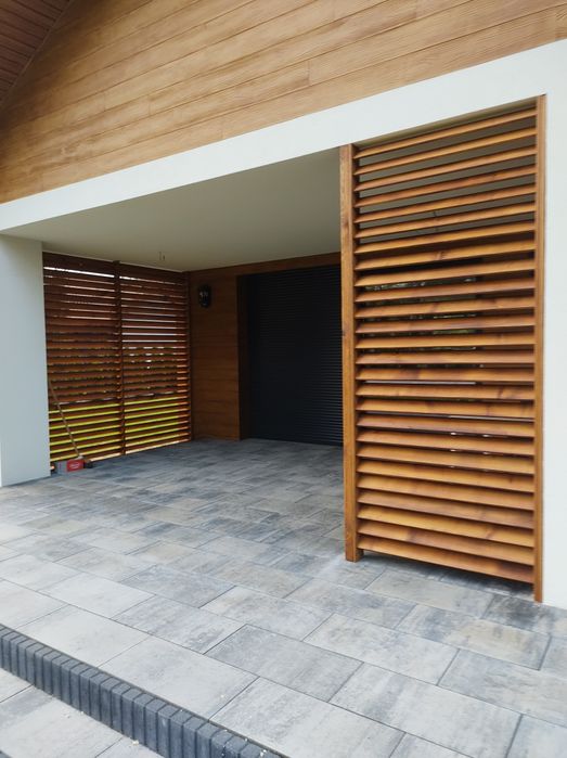 Rolety drewniane stałe żaluzje drewniane ruchome deseczki PRODUCENT