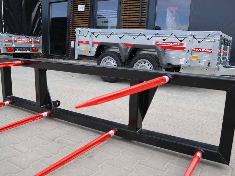 Widły do słomy bel ramka z kłami 1,6m 1,8m 2m do tura ładowacza proste lub trapezowe * Dostawa cała Polska * Dostępne od ręki