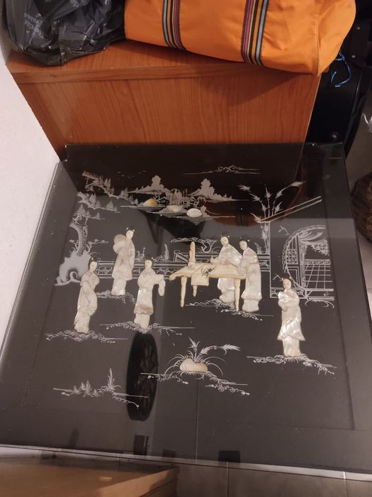 Conjunto Moveis chineses madre pérola