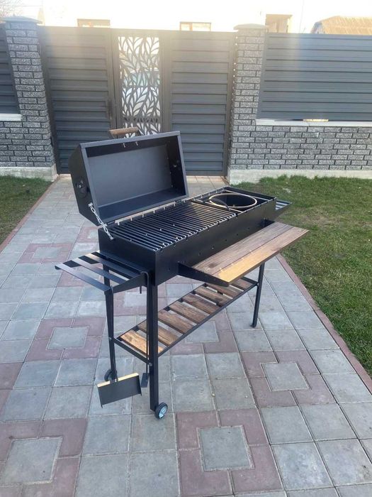 Мангал гриль!Мангал барбекю!Мангал з кришкою!Пересувний мангал!