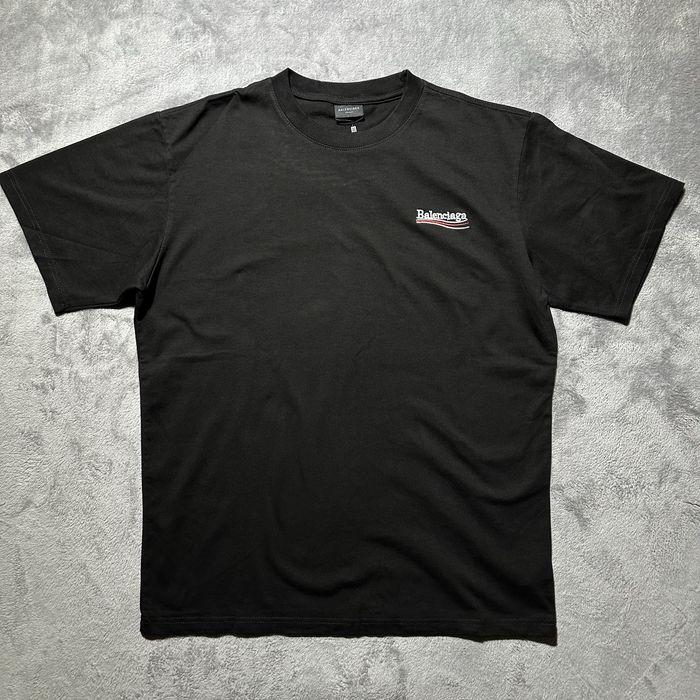 Футболка balenciaga вишите лого S M