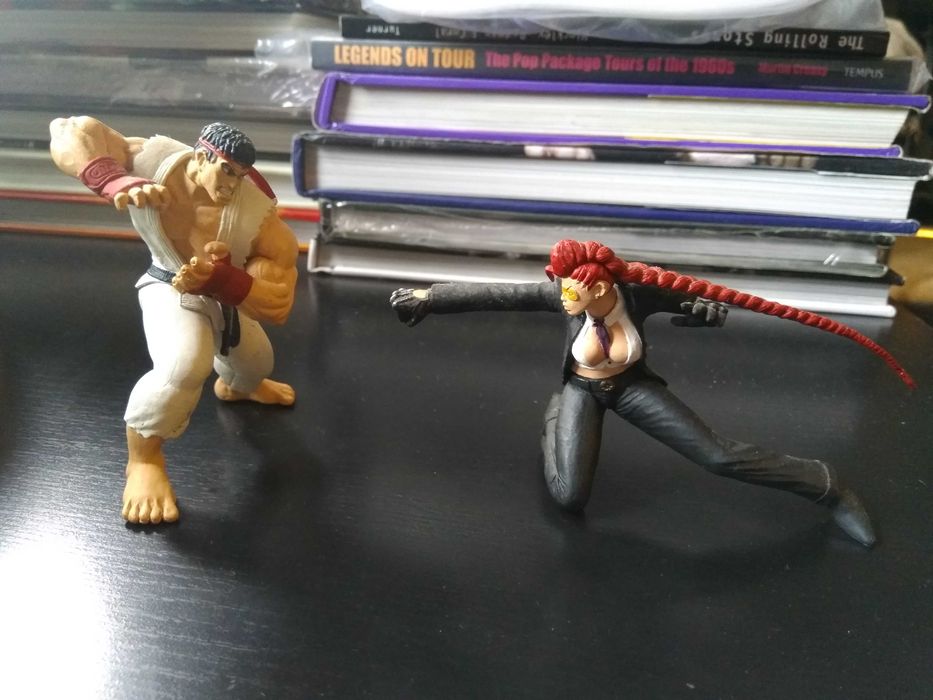 Figuras Anime Street Fighter IV Ryu and Viper Capcom Neca 2008 Raras