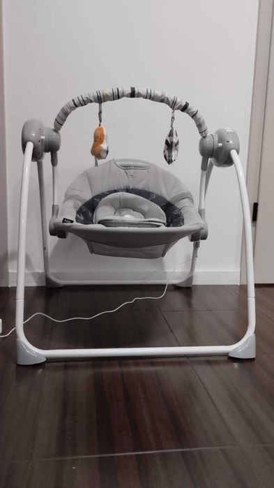 Leżaczek bujaczek Lionelo Ruben Grey