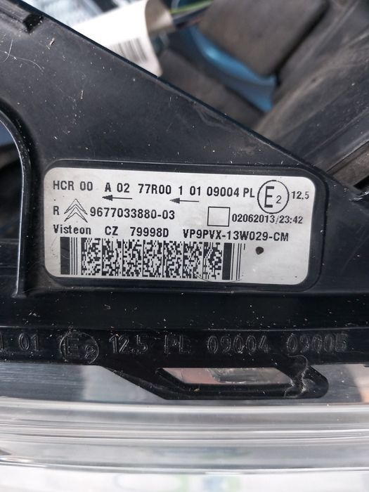 Farol direito Citroën C3