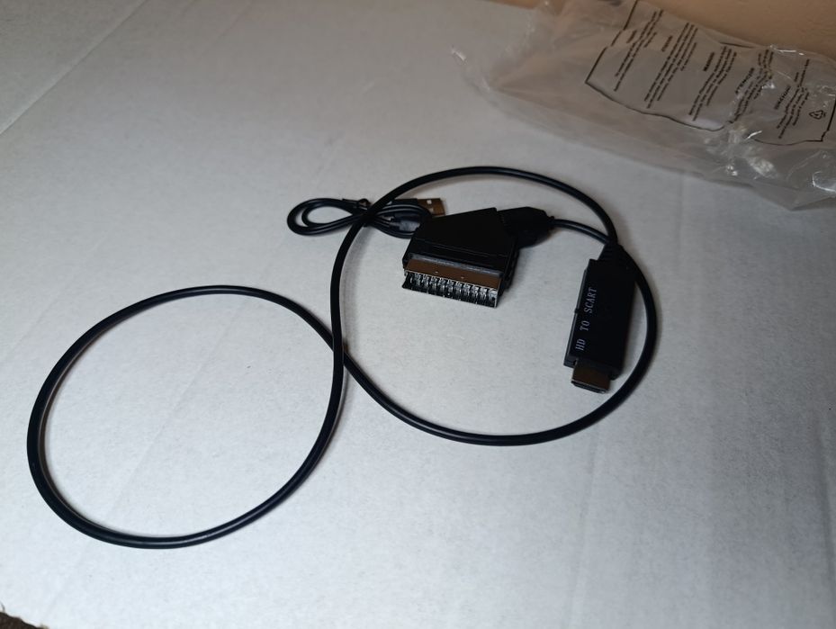 Кабель-перехідник SCART в HDMI 1080P