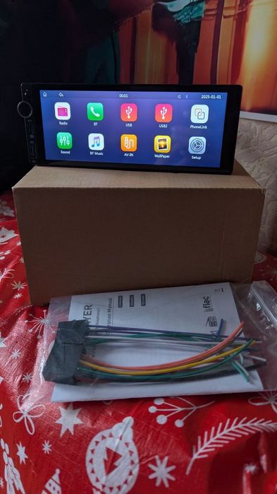 Автомагнітола 1DIN 7” Wireless CarPlay / Android Auto | MP5 | Bluetoot