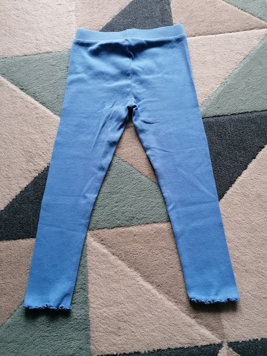 Leginsy Primark niebieskie 122