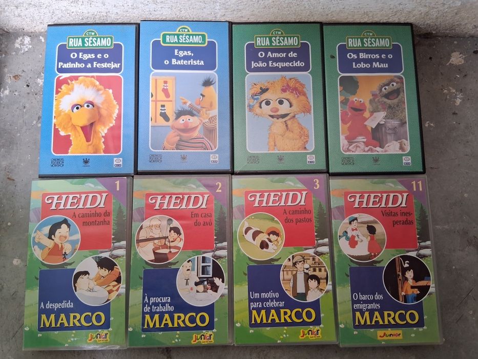 Filmes variados em VHS