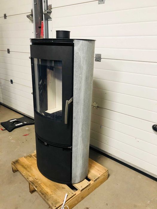 Kominek piecyk piec koza na drewno 6kw nowy