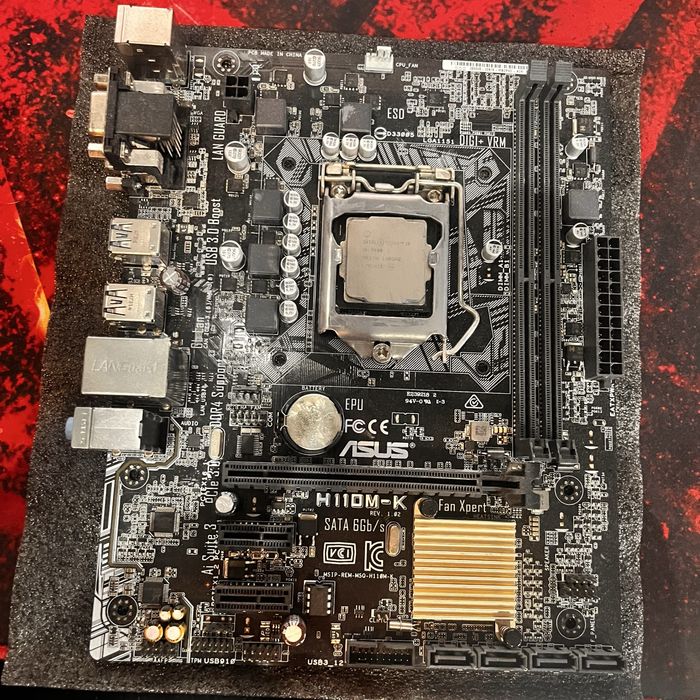 I5-7400, plyta glowna Asus H110M-K