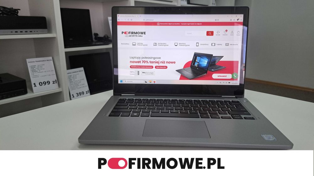 Laptop 2w1 Dell Latitude 3310 2w1 13" i5-8gen 16GB 256SSD IPS Full HD Klasa A Win 11 FV23% Gwarancja 1 Rok