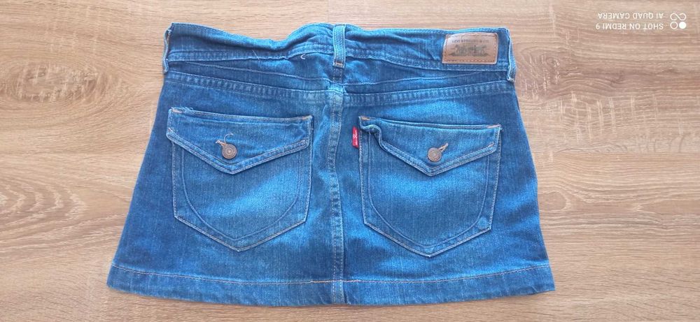 Spódniczka jeansowa Levi’s Levis rozmiar 7, używana, dobry stan