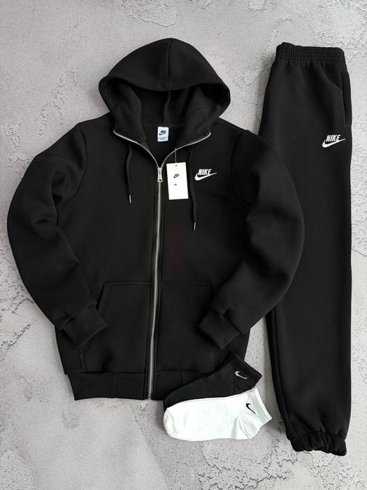 Чоловічий зимовий спортивний костюм найк Nike [S,M,L,XL,XXL] + шкарпетки в подарунок!