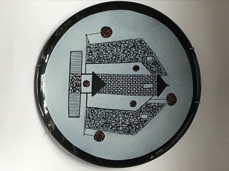 Porcelit Pruszków talerz patera dekor new look