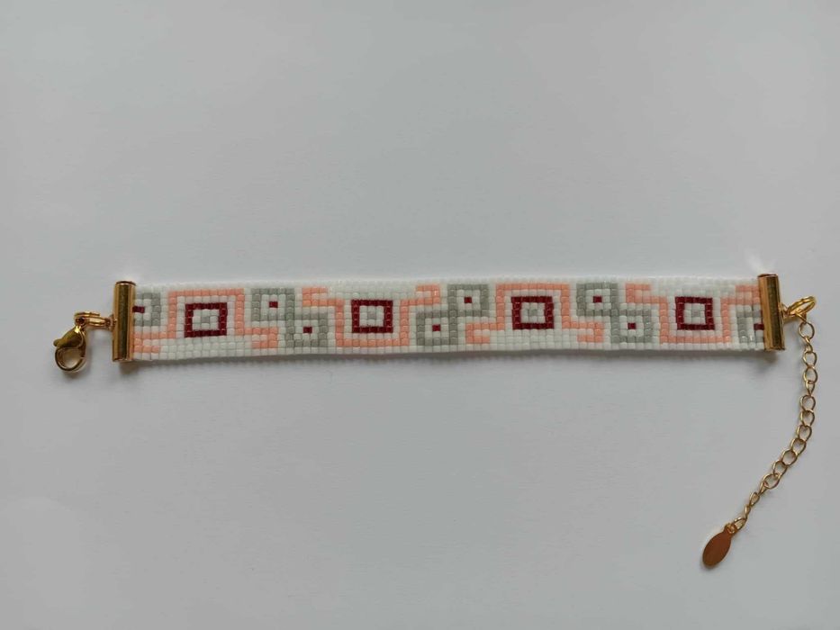 Bransoletka tkana Miyuki Ornament