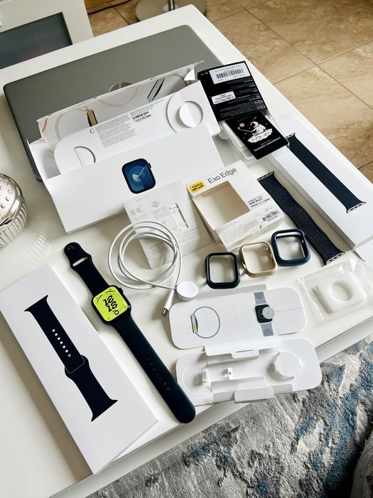 Vendo Apple Watch Serie 9, 45mm Azul Midnight com varios