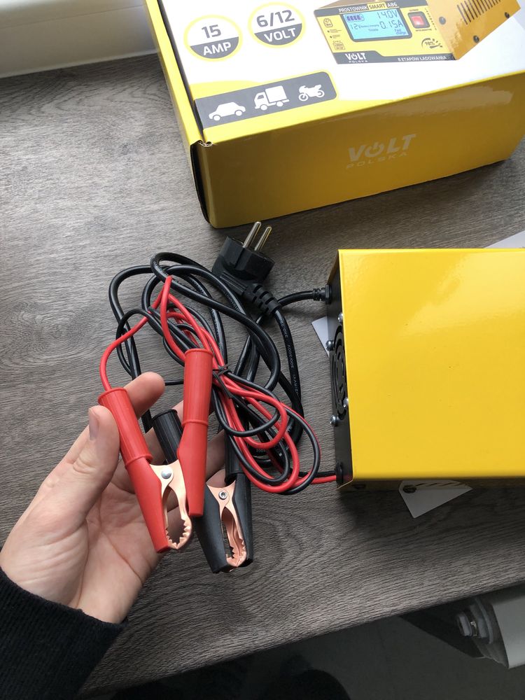 Зарядний пристрій для АКБ AGM та GEL 6V/12V 15A Volt Polska SMART A86 ...