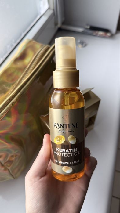Pantene serum shots , keratin protect oil