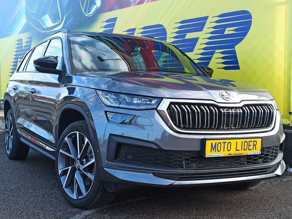 Skoda Kodiaq 7 osób, 15 tys km, na gwarancji do 2028