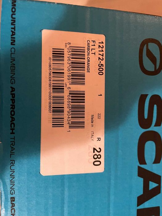 Buty skitutowe Scarpa F1 LT carbon rozm. 28