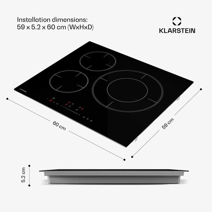 Индукционная встраиваемая плита Klarstein Delicatessa 3 Zone Paella 60