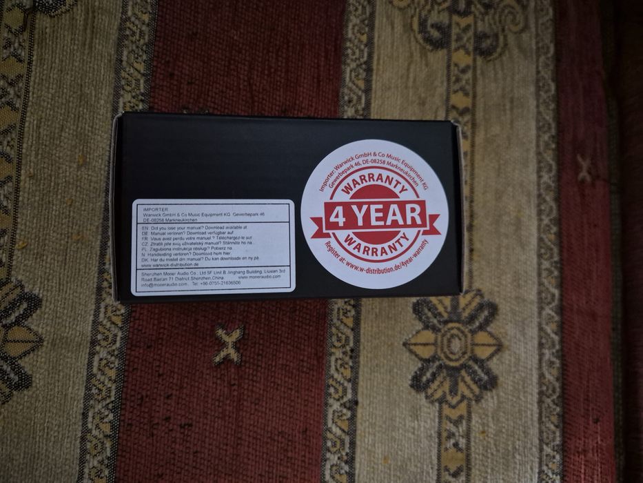 Mikrofon Audio Techinica MB3k + Mooer pitch box i kable do mikrofonu