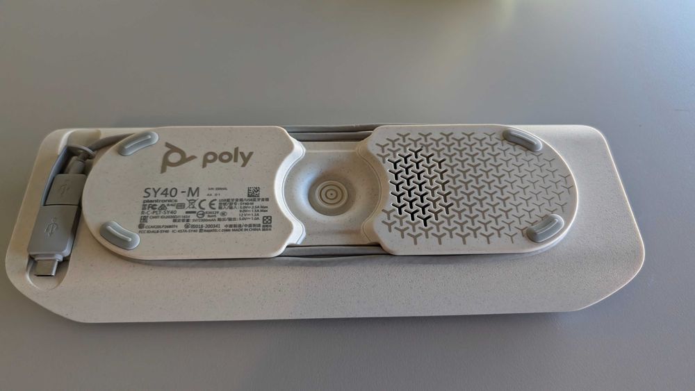 Coluna externa de som Poly Sync 40-M Bluetooth - testado e analisado OK