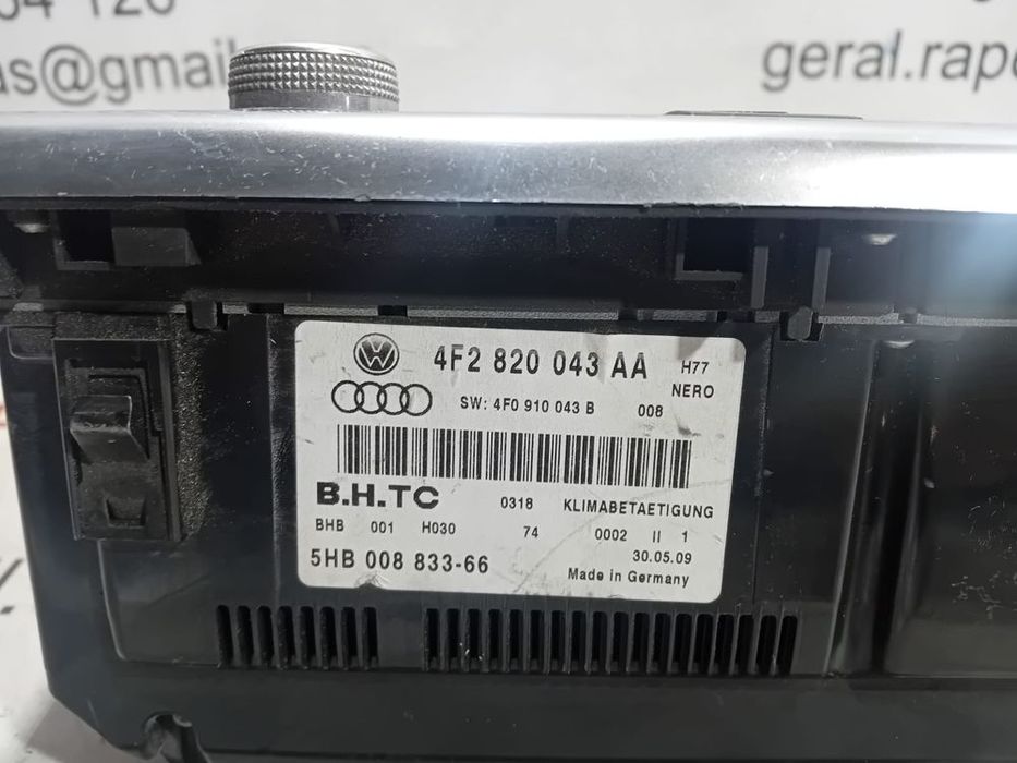 Climatronic Comando Sofagem A6 C6 4F Facelift 4F2820043AA Original