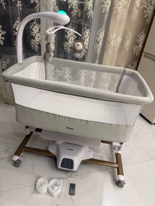 Продам детскую кроватку 3в1 Carretto  Bloom CRL-10304 Anchor Grey