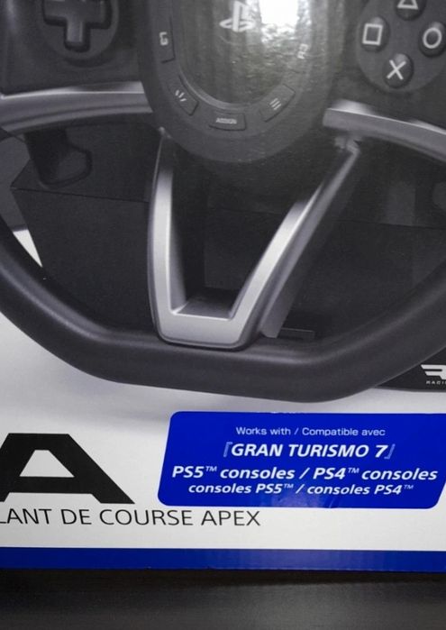 Volante + Pedais HORI Apex (PS5/PS4/PC - Preto)