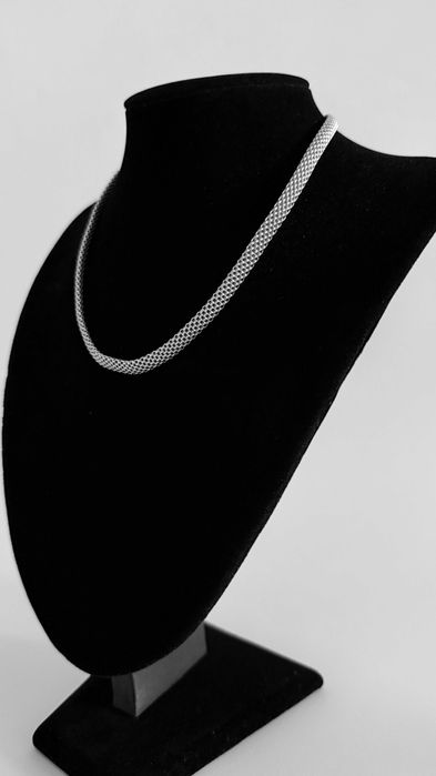 Srebrny Łańcuszek splot "ŻMIJKA" 43,5 CM 13 GRAM ! PR. 925 Okazja !