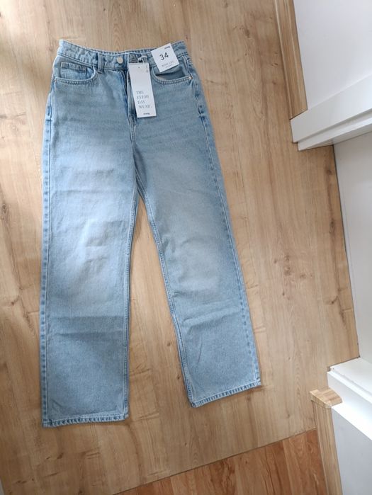 Nowe jeansy Sinsay 34 wide leg