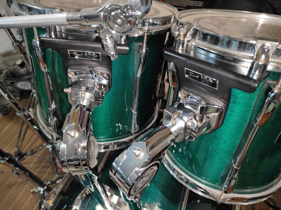Pearl Export ELX Lacquer – Impecável (Estúdio) – 6 Peças + Hardware Base