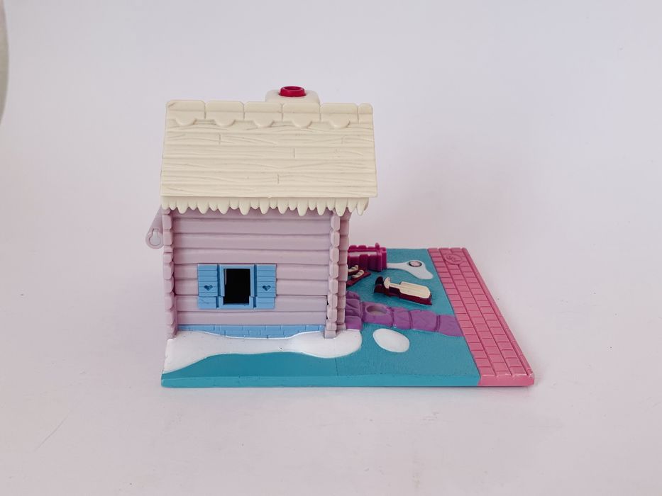 Polly Pocket Bluebird Ski Lodge, zabawka vintage