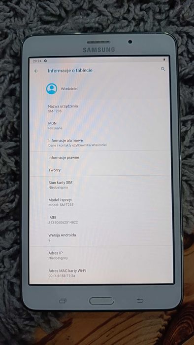 tablet Samsung Galaxy Tab 4 7.0 LTE SM-T235 biały