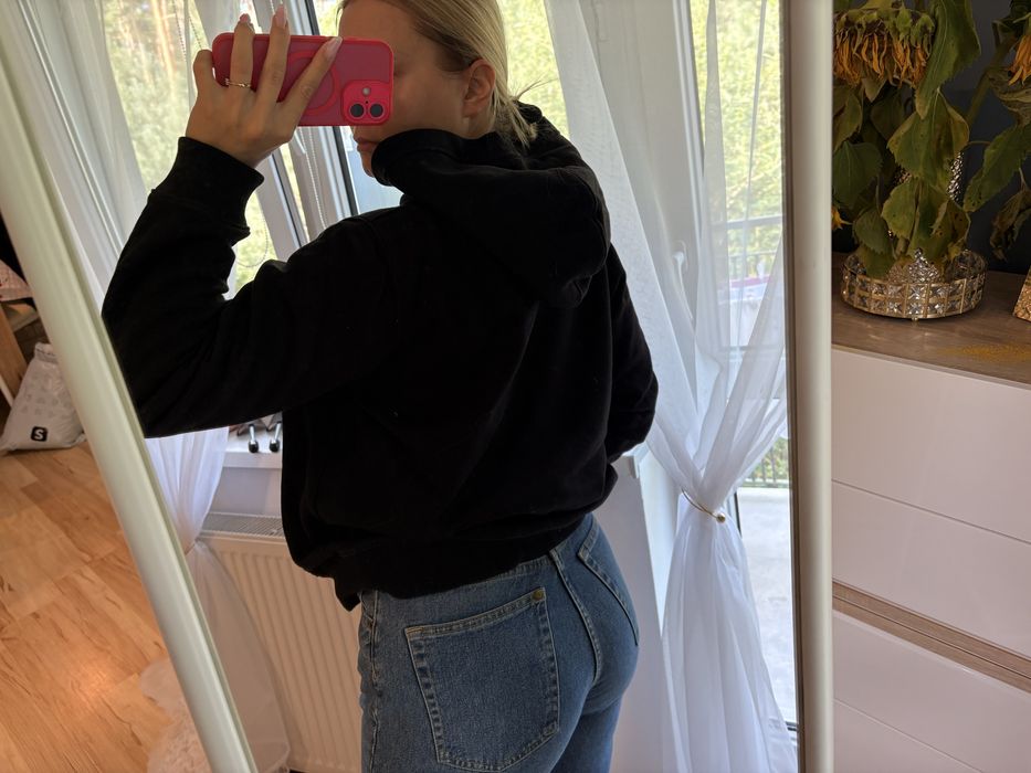 Bluza calvin klein czarna z kapturem