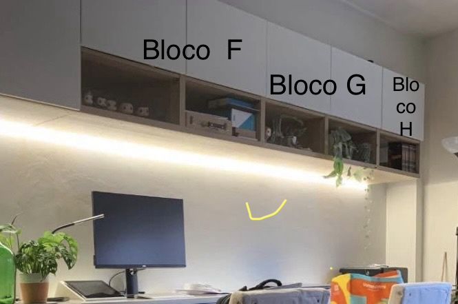Conjunto Móveis de Sala / Escritório IKEA Bestå com Gavetas (Completo ou Individual)