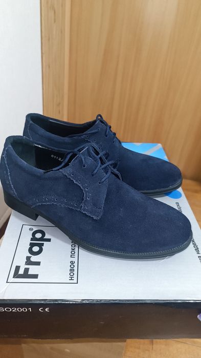 Чоловічі замшеві туфлі  25см устілка!