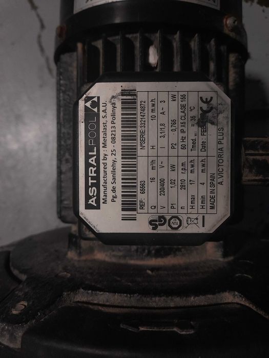 Bomba Piscina Trifásica