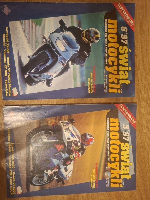 Swiat motocykli 2 numery 5/97 i 6/97