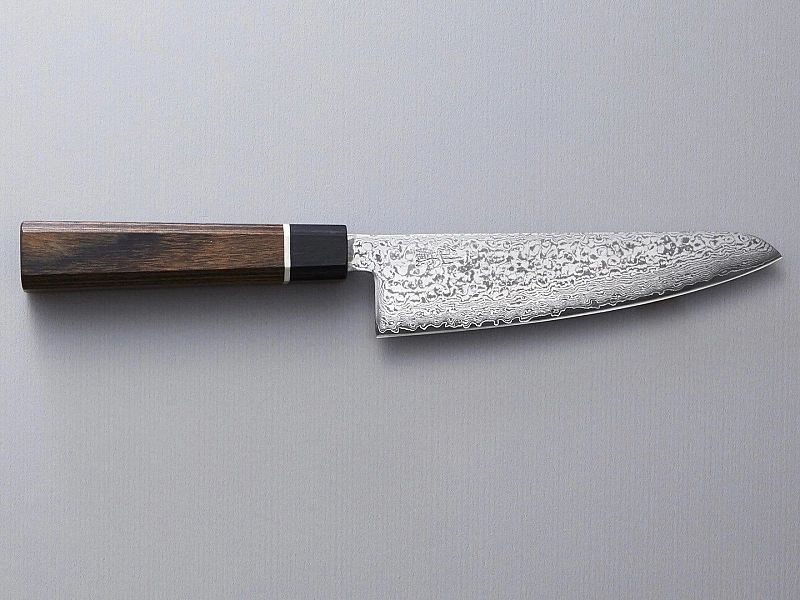 Nóż kuchenny Suncraft SENZO BLACK Santoku small 143 mm [BD-03]