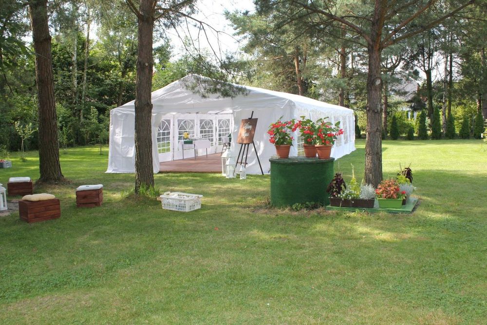 Wynajem namiotów plenerowych. Wesela, imprezy firmowe, komunie.