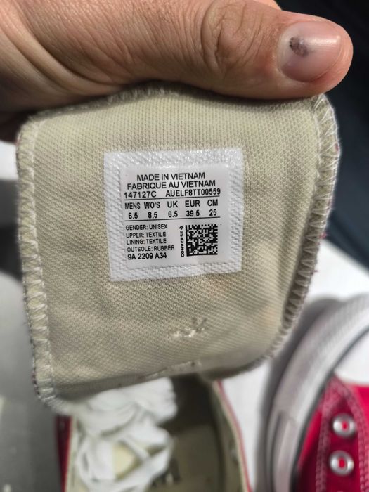 Tênis ALL STAR 39.5 Cinza