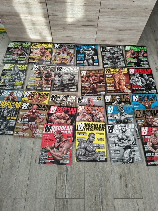 Kolekcja magazynów kulturystycznych
