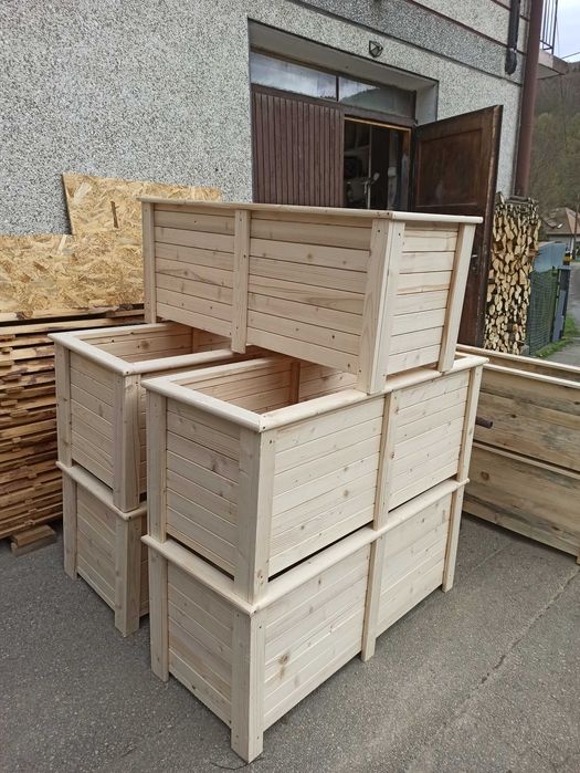 Donice doniczki drewniane, donice na wymiar