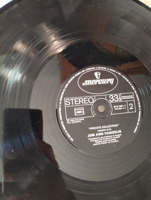 Disco de vinil LP Jon and Vangelis